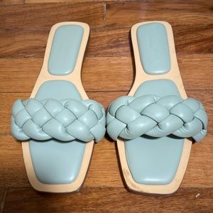 Kelly Rowland Just Fab Braided Sandals